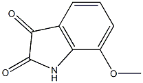 7-甲氧基靛红, , 结构式