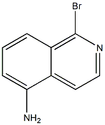 5-Amino-1-bromoisoquinoline,,结构式