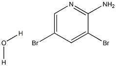 2-Amino-3,5-dibromopyridine hydrate,92% Structure