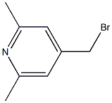 2,6-Dimethyl-4-bromomethylpyridine,,结构式