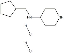 1-Cyclopentylmethyl-piperidin-4-ylaminedihydrochloride Structure