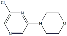 4-(6-Chloro-2-pyrazinyl)morpholine,,结构式