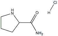 2-Pyrrolidinecarboxamide hydrochloride Structure