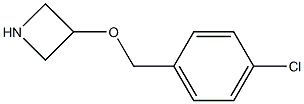 3-[(4-Chlorobenzyl)oxy]azetidine Structure