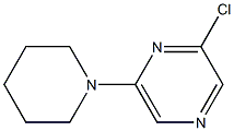 2-Chloro-6-(1-piperidinyl)pyrazine 化学構造式