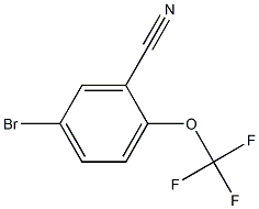 5-BROMO-2-(TRIFLUOROMETHOXYL)BENZONITRILE Struktur