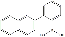 2-(2-萘)苯硼酸, , 结构式