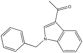 ethanone, 1-[1-(phenylmethyl)-1H-indol-3-yl]- 化学構造式