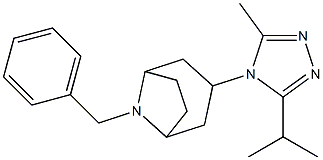 8-Benzyl-3-(3-isopropyl-5-methyl-4H-1,2,4-triazol-4-yl)-exo-8-azabicyclo[3.2.1]octane
