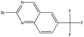 2-bromo-6-(trifluoromethyl)quinazoline 化学構造式