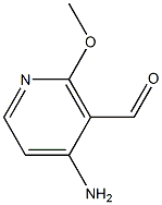 4-Amino-2-methoxynicotinaldehyde,,结构式