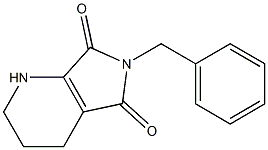 6-苄基-1,2,3,4-四氢-6H-吡咯并[3,4-B]吡啶-5,7-二酮, , 结构式