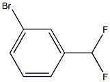 3-difluoromethylbromobenzene Struktur