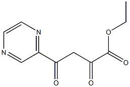 ethyl 2,4-dioxo-4-(pyrazin-2-yl)butanoate 化学構造式