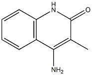 4-Amino-3-methylquinoline-2-one Struktur