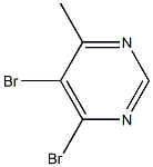 4,5-Dibromo-6-methylpyrimidine Struktur