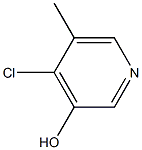 4-Chloro-3-hydroxy-5-methylpyridine 结构式