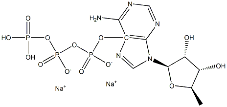 5-腺苷三磷酸二钠盐 结构式