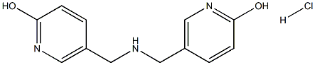 5,5'-azanediylbis(methylene)dipyridin-2-ol hydrochloride 化学構造式