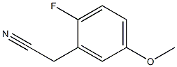 2-氟-5-甲氧基苯乙腈,,结构式