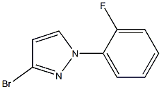 3-bromo-1-(2-fluorophenyl)-1H-pyrazole Struktur