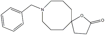 9-苄基-1-噁-9-氮杂螺[4.7]-2-十二酮,,结构式