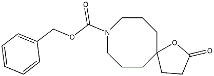 benzyl 2-oxo-1-oxa-9-azaspiro[4.7]dodecane-9-carboxylate Structure