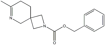 benzyl 7-methyl-2,6-diazaspiro[3.5]non-6-ene-2-carboxylate 结构式