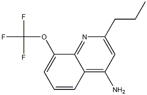 4-Amino-2-propyl-8-trifluoromethoxyquinoline Structure