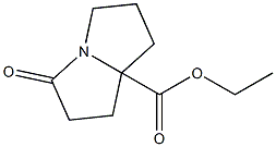 ethyl 3-oxohexahydro-1H-pyrrolizine-7a-carboxylate Structure