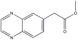 methyl 2-(quinoxalin-6-yl)acetate Struktur