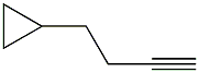 but-3-ynylcyclopropane Structure