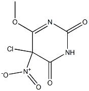 5-chloro-6-methoxy-5-nitro-dihydro-pyrimidine-2,4-dione|