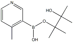 4-甲基吡啶-3-硼酸频那醇酯,,结构式