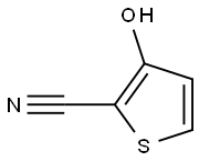 3-hydroxythiophene-2-carbonitrile Struktur