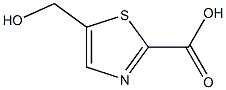 5-(hydroxymethyl)-1,3-thiazole-2-carboxylic acid Struktur