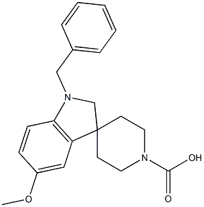 benzyl 5-methoxy-1,2-dihydro-1'H-spiro[indole-3,4'-piperidine]-1'-carboxylate,,结构式