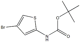 tert-butyl 4-bromothien-2-ylcarbamate Structure