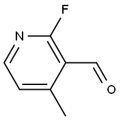 2-fluoro-4-methylnicotinaldehyde Structure