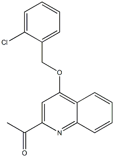 1-(4-(2-chlorobenzyloxy)quinolin-2-yl)ethanone