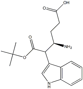 (R)-Boc-4-amino-5-(1H-indol-3-yl)-pentanoic acid Structure