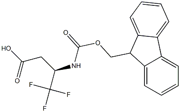 (R,S)-Fmoc-3-amino-4,4,4-trifluoro-butyric acid Structure