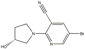 5-bromo-2-((R)-3-hydroxypyrrolidin-1-yl)pyridine-3-carbonitrile