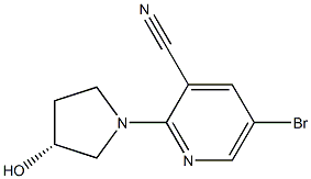  5-bromo-2-((R)-3-hydroxypyrrolidin-1-yl)pyridine-3-carbonitrile