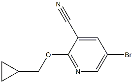 5-bromo-2-(cyclopropylmethoxy)pyridine-3-carbonitrile