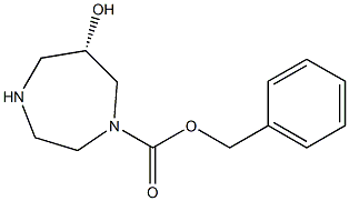 (S)-benzyl 6-hydroxy-1,4-diazepane-1-carboxylate Structure