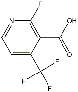 2-Fluoro-4-(trifluoroMethyl)nicotinic acid, 97% Structure