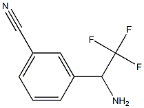 3-(1-AMino-2,2,2-trifluoro-ehyl)-benzonitrile,,结构式