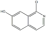 1-Chloroisoquinolin-7-ol 化学構造式