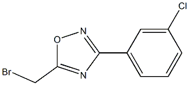 5-(broMoMethyl)-3-(3-chlorophenyl)-1,2,4-oxadiazole